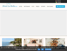 Tablet Screenshot of hotelaperla.com